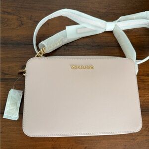Michael Kors Powder Light Pink Crossbody Bag